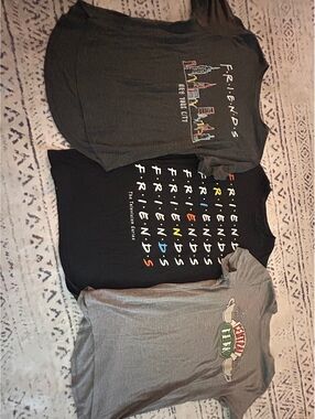 Set of 3 Friends TV Show Themed Graphic T-Shirts